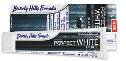 Зубная паста Беверли Хиллз Формула Перфект Вайт блэк, 130 гр, Ирландия